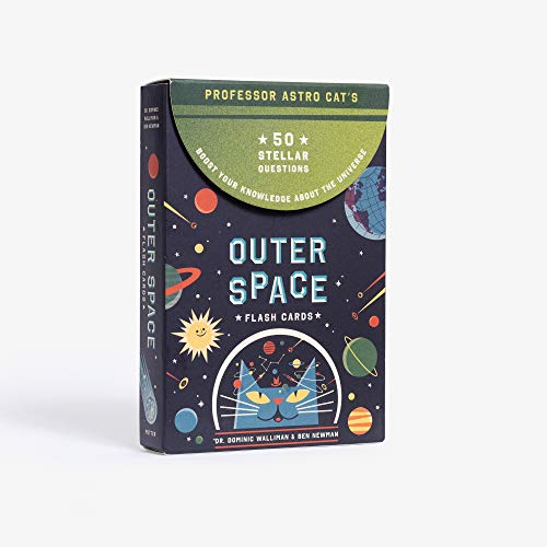 Professor Astro Cat's Outer Space Flash Cards: A Guided Travel Journal: 50 Stellar Questions to Boost Your Knowledge About the Universe: Card Games - Retail Maharaj