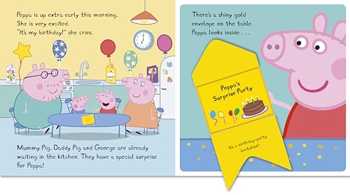 Peppa Pig: Peppa's Surprise Party: A Lift-the-Flap Book - Retail Maharaj