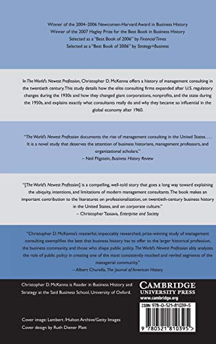 The World's Newest Profession: Management Consulting In The Twentieth Century - Retail Maharaj