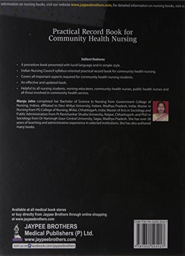 PRACTICAL RECORD BOOK FOR COMMUNITY HEALTH NURSING - Retail Maharaj