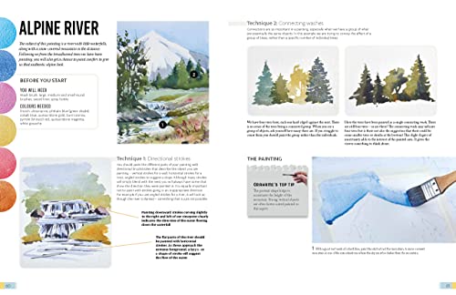 Watercolour Landscapes: 6 Easy Step-By-Step Projects to Get You Started (Anyone Can Paint) - Retail Maharaj
