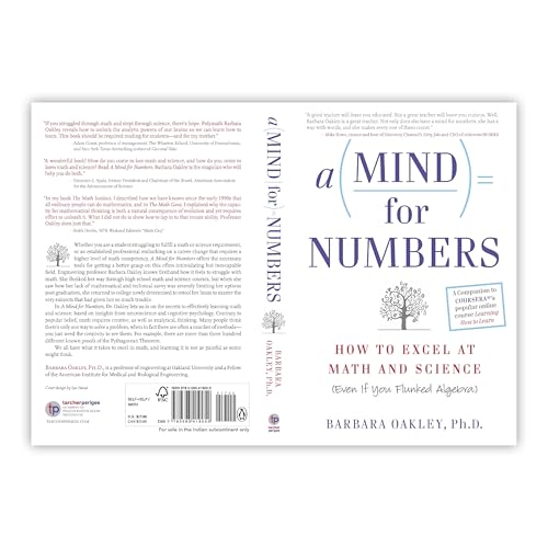 A Mind for Numbers: How to Excel at Math and Science (Even If You Flunked Algebra) | The companion book to COURSERA's wildly popular massive open online course "Learning How to Learn" - Retail Maharaj
