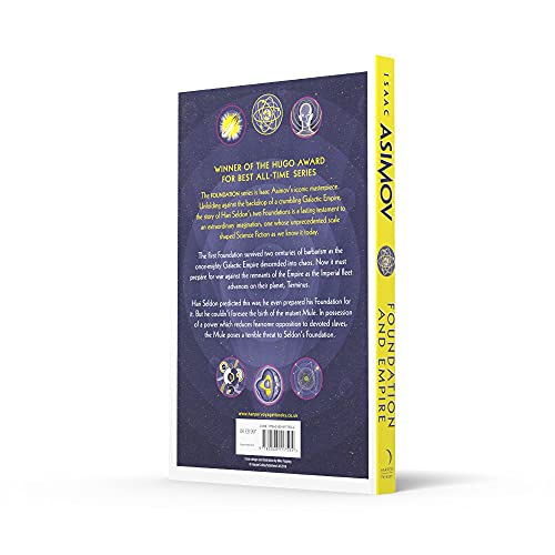 Foundation and Empire: The greatest science fiction series of all time, now a major series from Apple TV+: Book 2 (The Foundation Trilogy) - Retail Maharaj