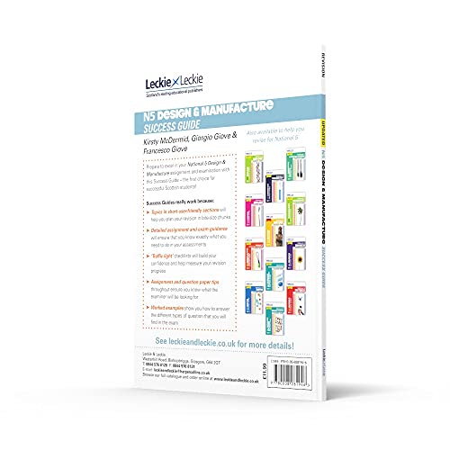 National 5 Design and Manufacture Success Guide: Revise for SQA Exams (Leckie N5 Revision) - Retail Maharaj