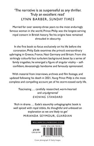 Young Prince Philip: The True Story of His Turbulent Early Life, Relationship with Queen Elizabeth and Role in the Royal Family - Retail Maharaj
