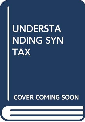 UNDERSTANDING SYNTAX 4TH EDITION - Retail Maharaj