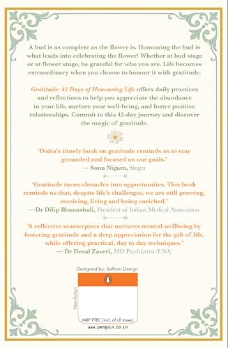 Gratitude: 42 Days of Honouring Life | A Gratitude Routine for Writing, Radiance Rituals, and Gratitude Meditation | Includes Prompts and Postcards - Retail Maharaj