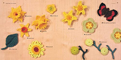 100 Flowers to Knit & Crochet: A Collection of Beautiful Blooms for Embellishing Clothes, Accessories, Cushions and Throws - Retail Maharaj