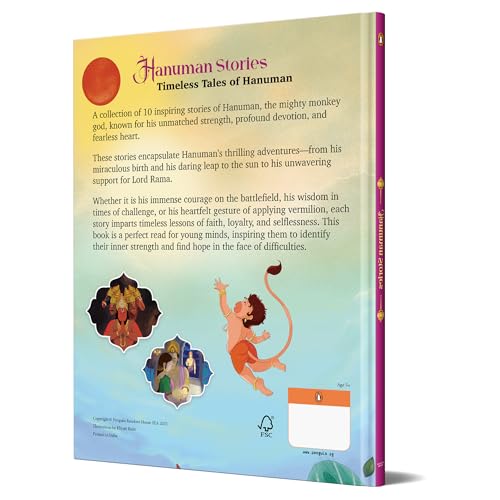 Hanuman Stories: 10 Illustrated Stories of Lord Hanuman for Children I Hindu Mythology | Indian Gods and Goddesses | Bedtime Storybook | Indian Folklore & Legends I Ages 5+ I [Select Learning - Retail Maharaj