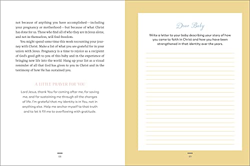 The Christian Mom's Pregnancy Journal: Week-by-Week Guide, Prayers, and Memory Book - Retail Maharaj