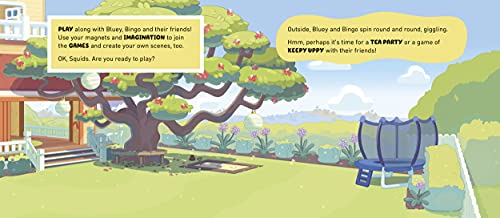 Bluey: Let's Play Outside!: Magnet Book - Retail Maharaj