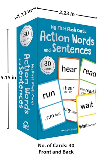 My First Flash Cards: Action Words and Sentences (Flash Cards For Children) - Retail Maharaj