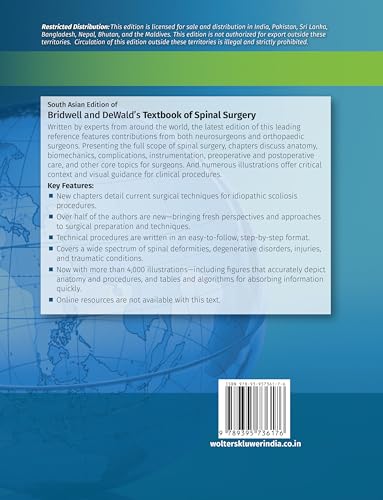 Bridwell and Dewald's Textbook of Spinal Surgery, Vol 1, 4th South Asian ed - Retail Maharaj