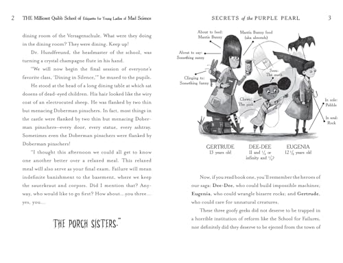Secrets of the Purple Pearl: The sequel to the #1 New York Times Bestseller: Book 2 (The Millicent Quibb School of Etiquette for Young Ladies of Mad Science) - Retail Maharaj