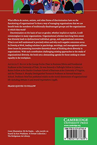 Diversity at Work (Cambridge Companions to Management) - Retail Maharaj