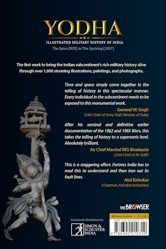 Yodha: Illustrated Military History of India—The Epics (BCE) to The Uprising (1857) - Retail Maharaj