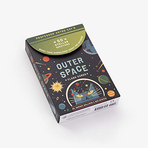 Professor Astro Cat's Outer Space Flash Cards: A Guided Travel Journal: 50 Stellar Questions to Boost Your Knowledge About the Universe: Card Games - Retail Maharaj