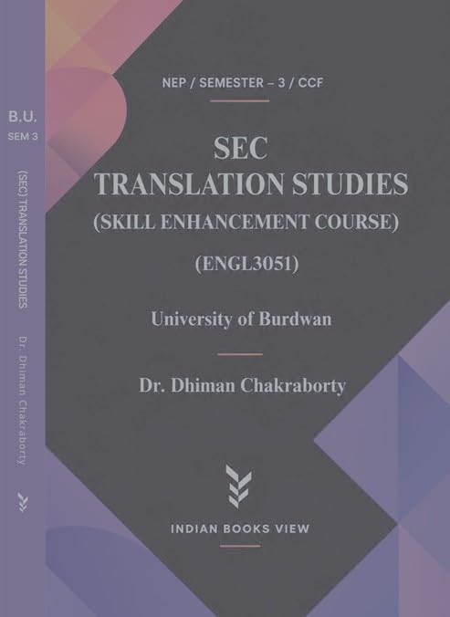 (SEC) Translation Studies (Combined Books) (ENGL3051) Sem-3, BU (English Version)