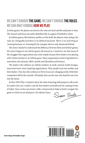 The Infinite Game: From the bestselling author of Start With Why - Retail Maharaj