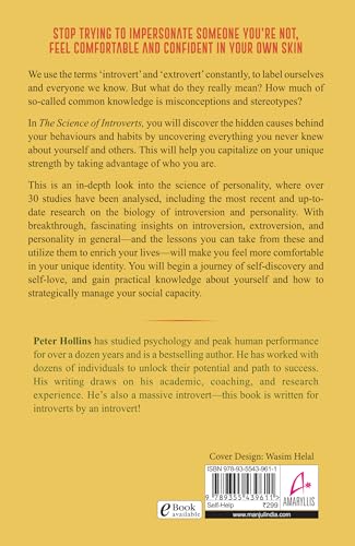 The Science of Introverts: Explore the Personality Spectrum for Self-Discovery, Self-Awareness, & Self-Care. Design a Life That Fits (English) - Retail Maharaj