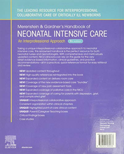 Merenstein & Gardner's Handbook of Neonatal Intensive Care: An Interprofessional Approach - Retail Maharaj