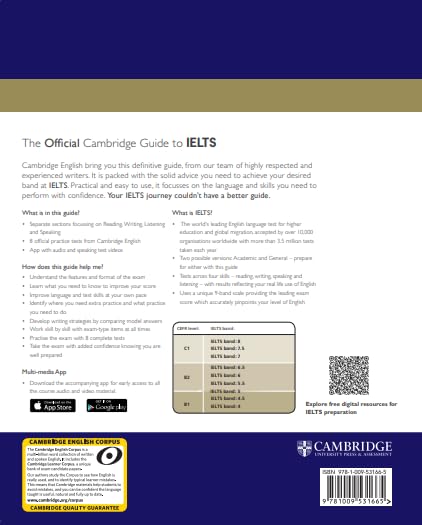 The Official Cambridge Guide to IELTS Student's Book with answers | with MULTI-MEDIA APP | for Academic & General Training ( South Asia edition ) - Retail Maharaj