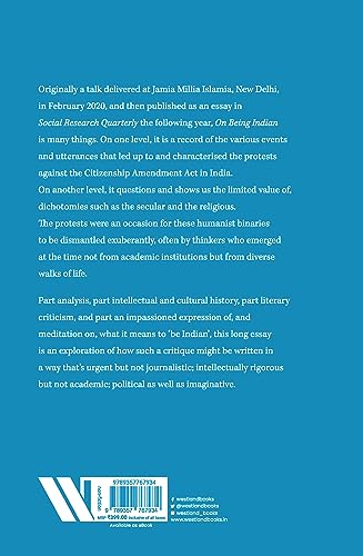 On Being Indian: The Organic Intellectual, Mystical Poetry, and Lineages of Indian Rationalism - Retail Maharaj