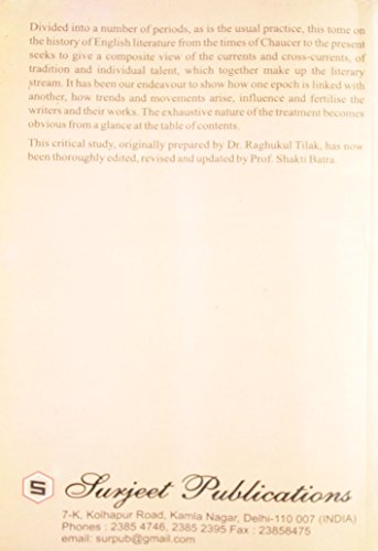 History Of English Literature PB - Retail Maharaj