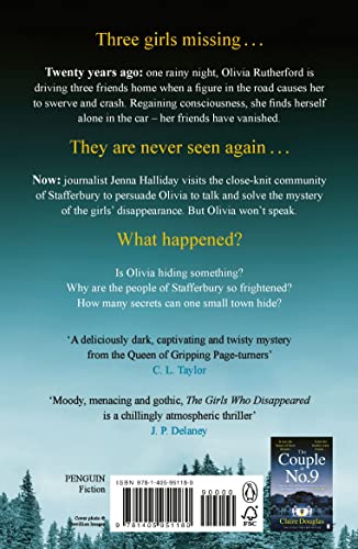The Girls Who Disappeared: ‘I loved this twisty novel’ Richard Osman - Retail Maharaj