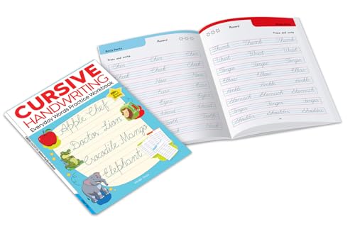 Cursive Handwriting - Everyday Letters and Sentences : Level 2 Practice Workbooks For Children (Set of 2 Books) - Retail Maharaj