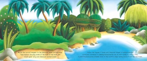 Magnetic Dinosaur Island (Magnetic Play & Learn) - Retail Maharaj