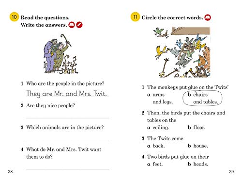 Ladybird Readers Level 1 - Roald Dahl - The Twits (ELT Graded Reader) - Retail Maharaj