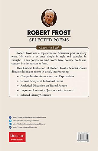 Robert Frost: Selected Poems - Retail Maharaj
