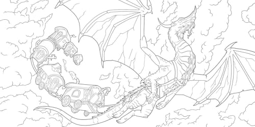 Dragons of the Realms: An Official Dungeons & Dragons Coloring Book - Retail Maharaj