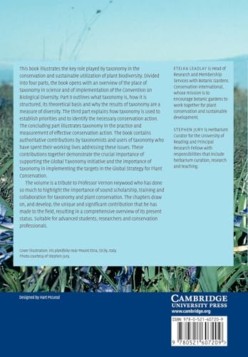 Taxonomy And Plant Conservation: The Cornerstone of the Conversation and the Sustainable Use Of Plants - Retail Maharaj