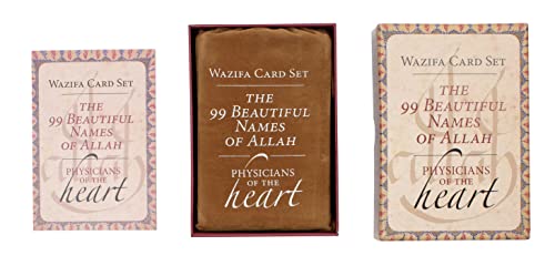 99 Beautiful Names of Allah: Physicians of the Heart Wazifa Card Set (Mandala Earth) - Retail Maharaj