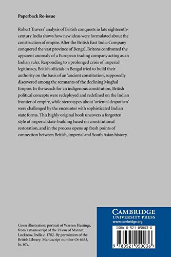 Ideology and Empire in Eighteenth-Century India: The British in Bengal: 14 (Cambridge Studies in Indian History and Society, Series Number 14) - Retail Maharaj