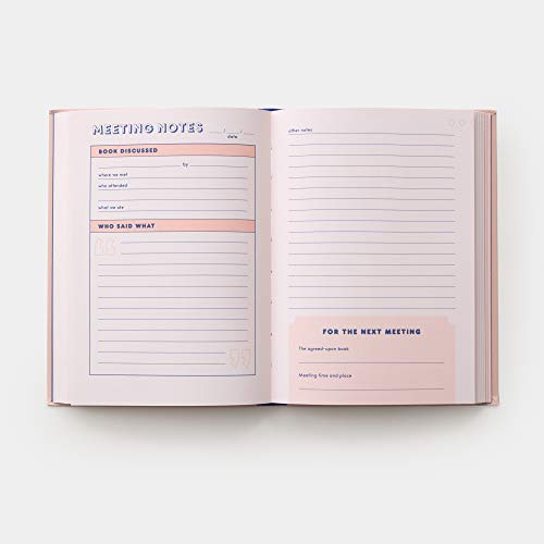 Book Club: A Journal: Prepare for, Keep Track of, and Remember Your Reading Discussions with 200 Book Recommendations and Meeting Activities - Retail Maharaj