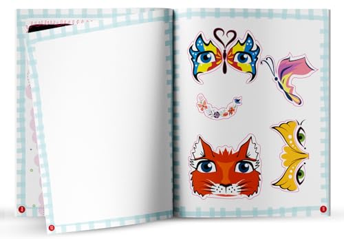 Stick and Style - Fabulous Face Art (Sticker Activity Book) - Retail Maharaj