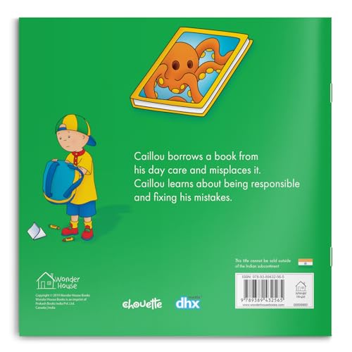 Caillou-Borrows a Book - Retail Maharaj
