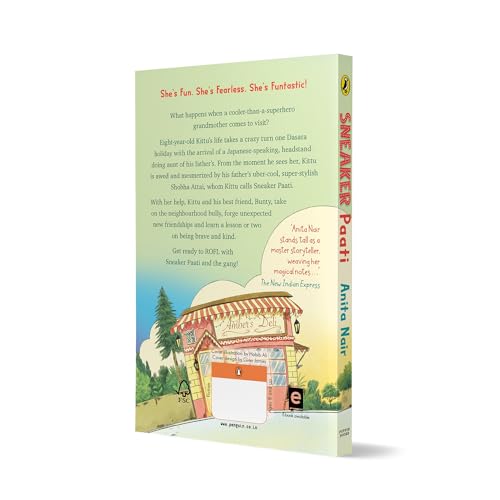 Sneaker Paati | Fun Story of a Young Boy and His Awesome Grandmother | Themes of Friendship, Courage, Bullying, Kindness | Quirky Illustrations | Ages 8 + - Retail Maharaj