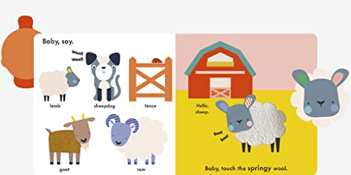 Baby Touch: Farm Animals: A touch-and-feel playbook - Retail Maharaj