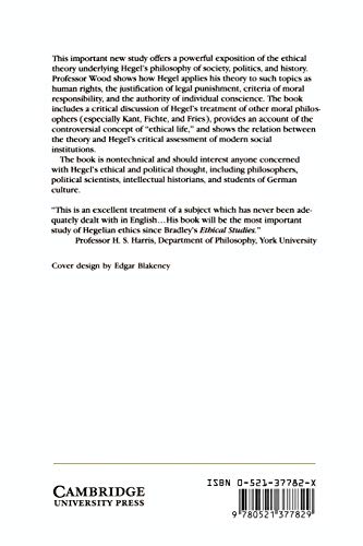 Hegel's Ethical Thought - Retail Maharaj