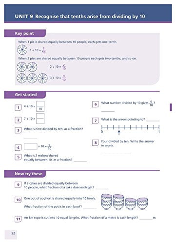 Fractions, Decimals and Percentages Book 3 (Year 3, Ages 7-8) - Retail Maharaj
