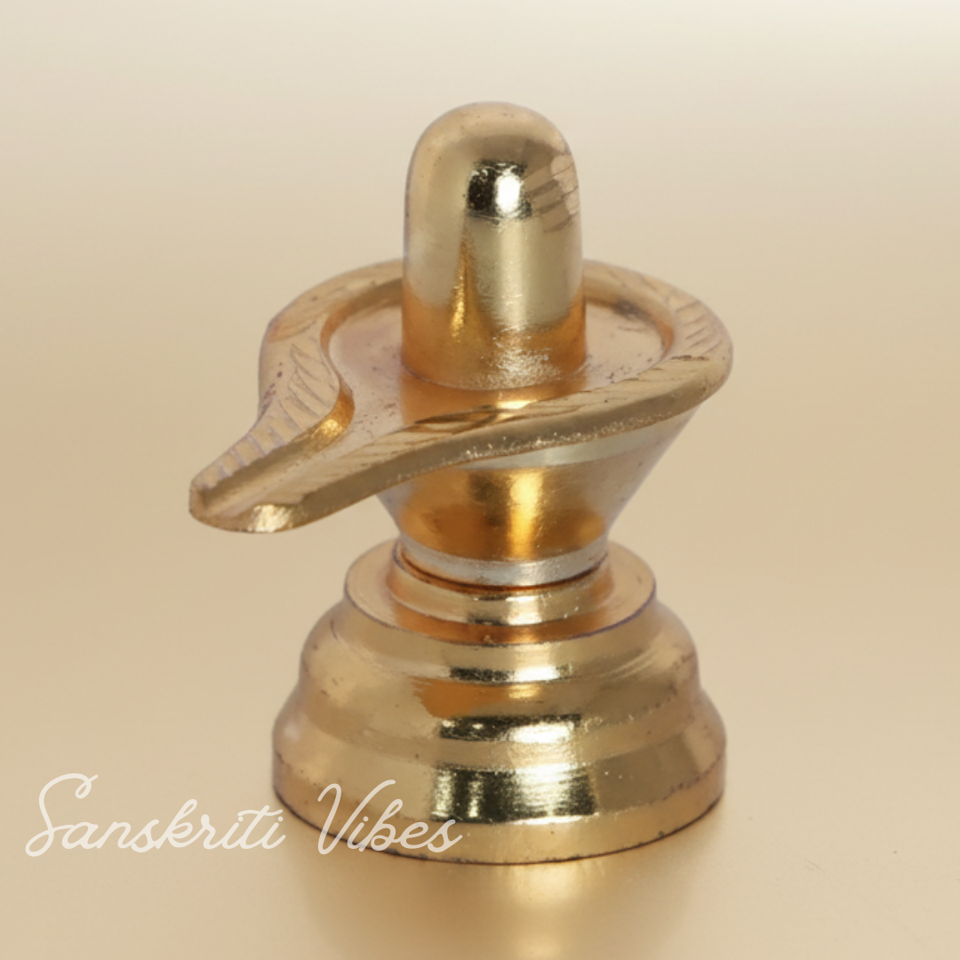 Metal Shivling Statue Aluminium Shiv Ling Idol Murti for Mandir Puja Meditation Spiritual Home Decor Showpiece 6 cm Handcrafted - Retail Maharaj