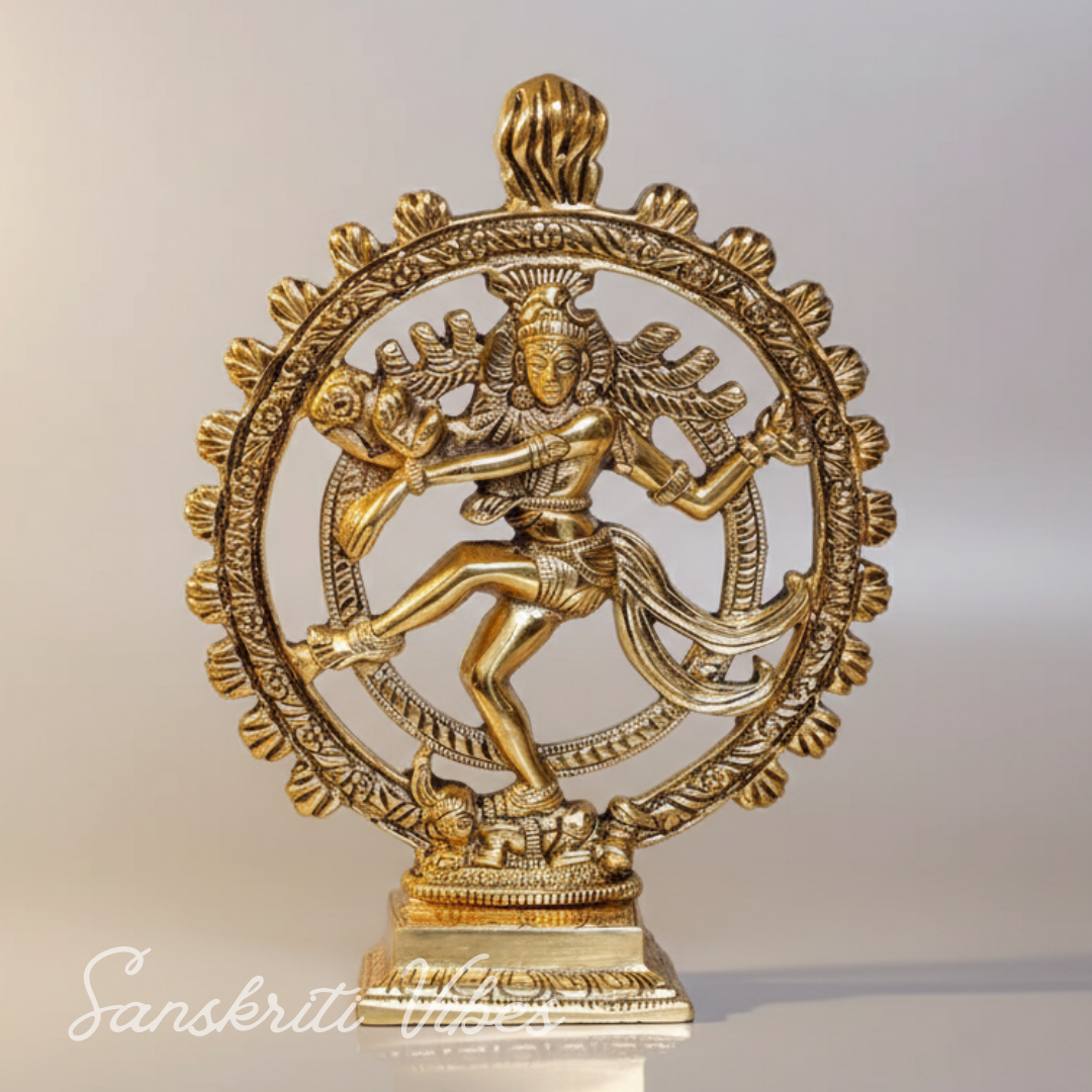 Shiva Idol Metal Statue for Home Decor Mandir Temple Puja Meditation Vastu Positive Energy Showpiece Handcrafted - Retail Maharaj