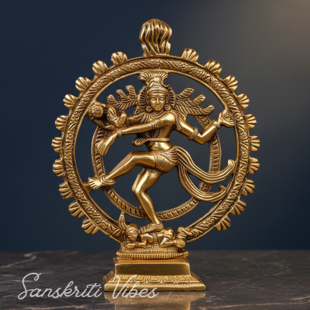 Shiva Idol Metal Statue for Home Decor Mandir Temple Puja Meditation Vastu Positive Energy Showpiece Handcrafted - Retail Maharaj