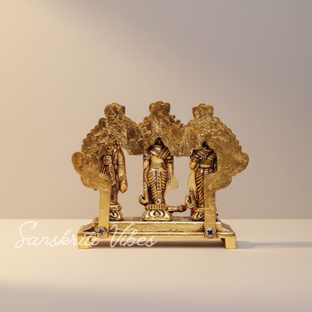 Shri Ram Darbar Metal Statue for Pooja - Retail Maharaj