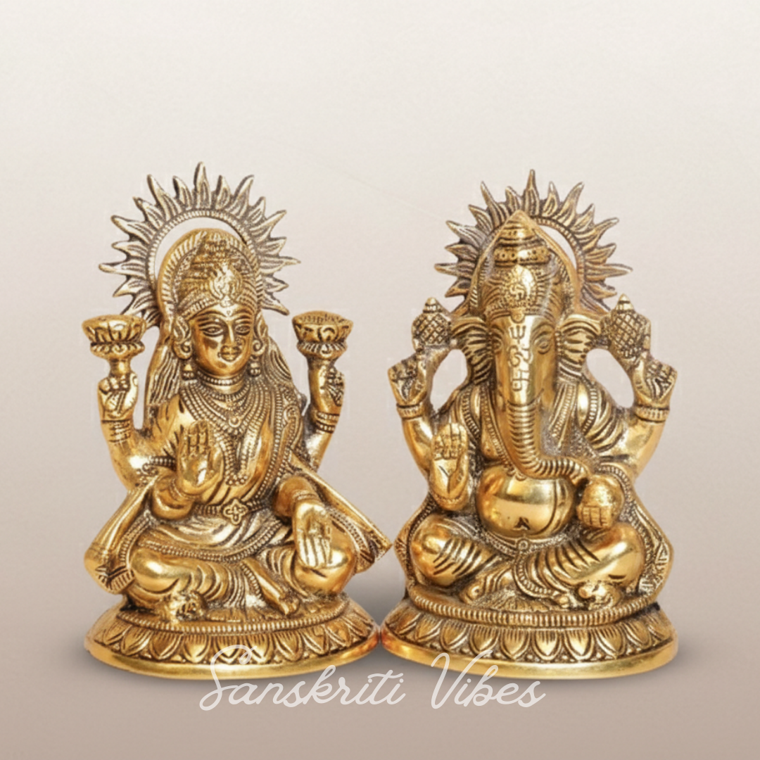 Laxmi Ganesha Ji Murti Decorative Showpiece - Retail Maharaj