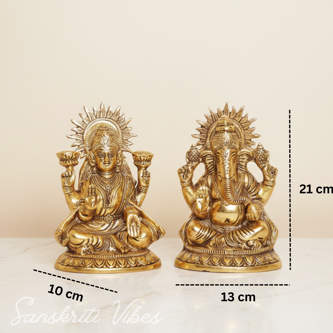 Laxmi Ganesha Ji Murti Decorative Showpiece - Retail Maharaj